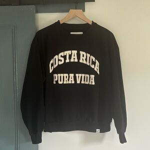 Pura vida costa rica pullover sweatshirt